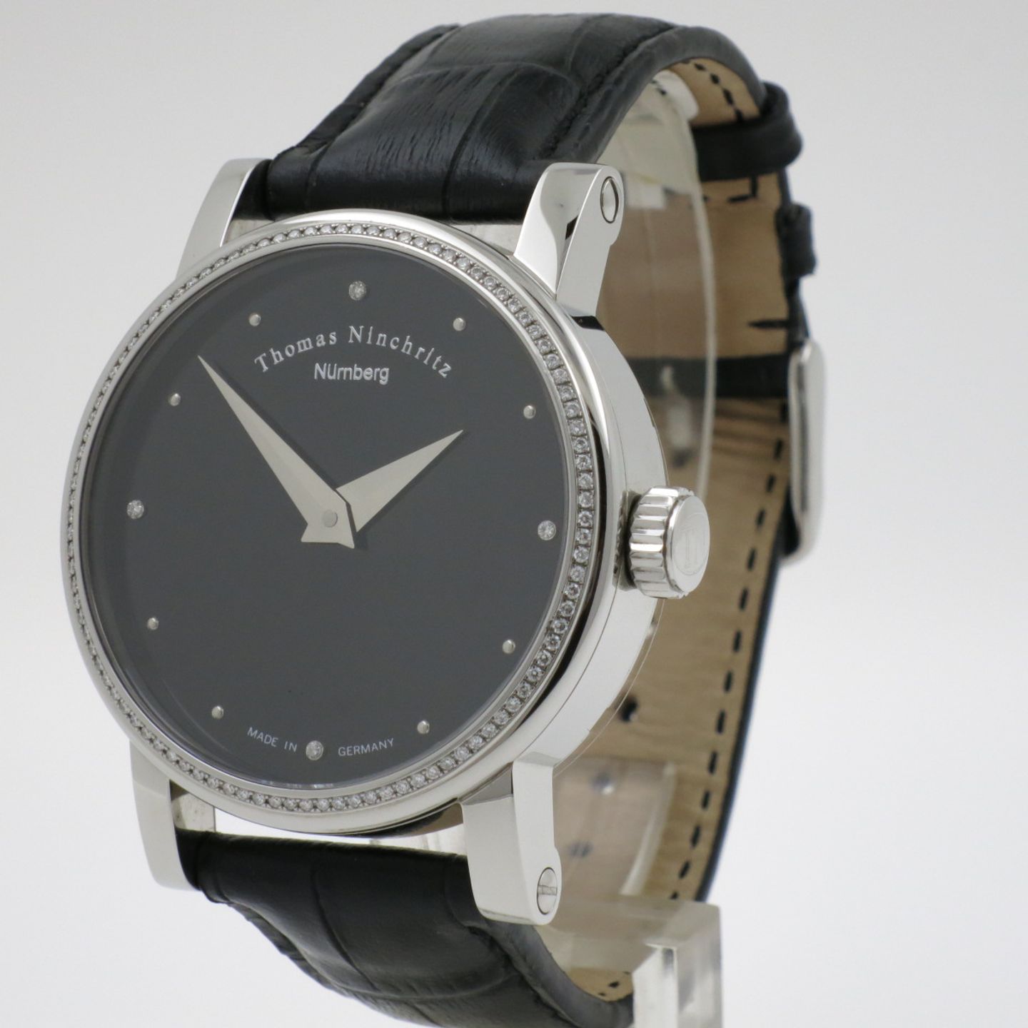 Thomas Ninchritz Black & Diamonds NI 2000.7 BL (2020) - Black dial 42 mm Steel case (5/8)